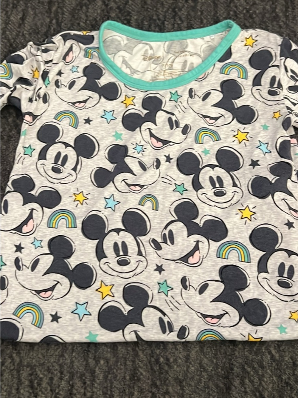 Little Sleepies Mickey Mouse Shirt size 9/10